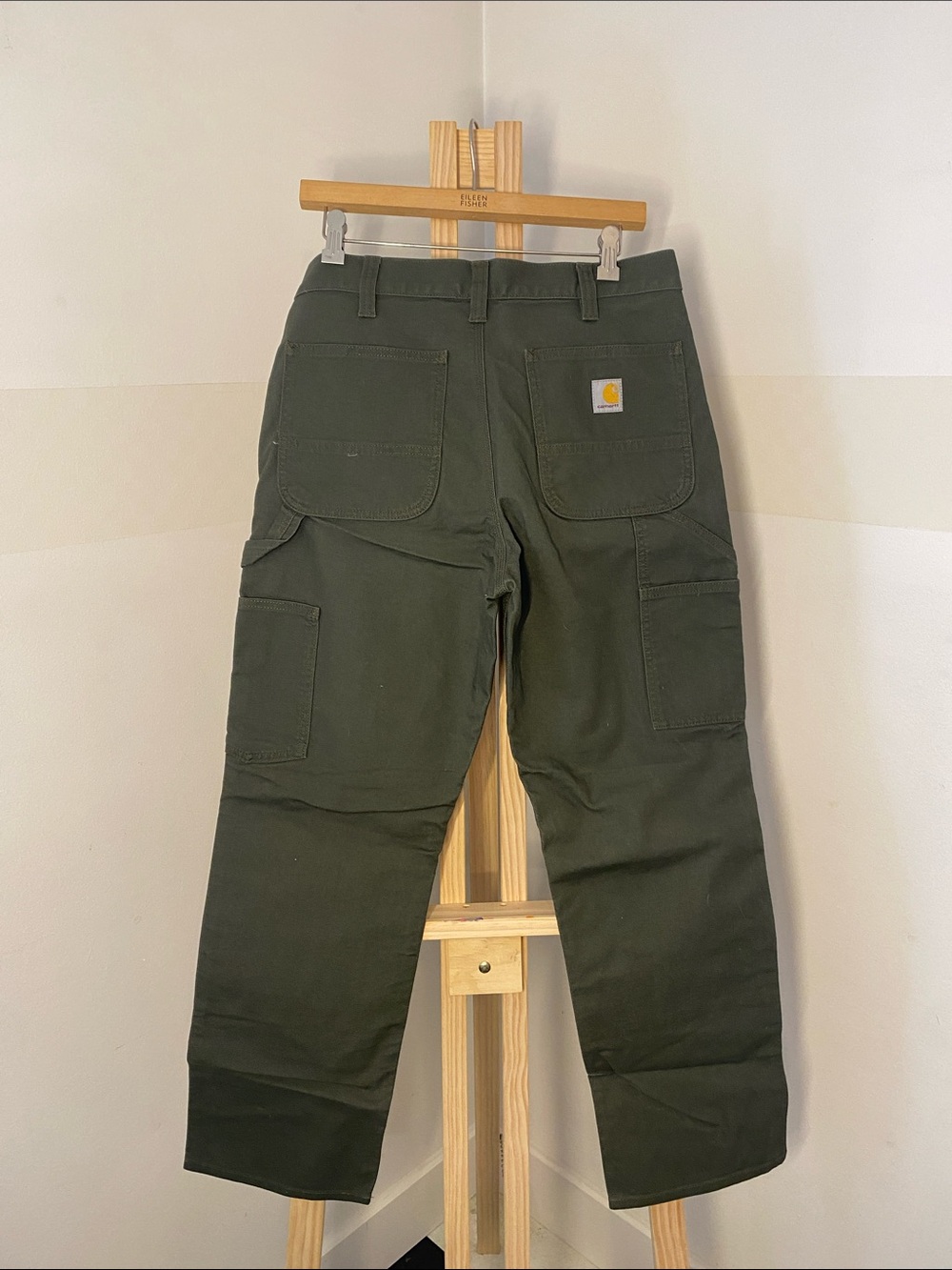 Carhartt Relaxed Fit Olive Utility Carpenter Work Pants 32x30